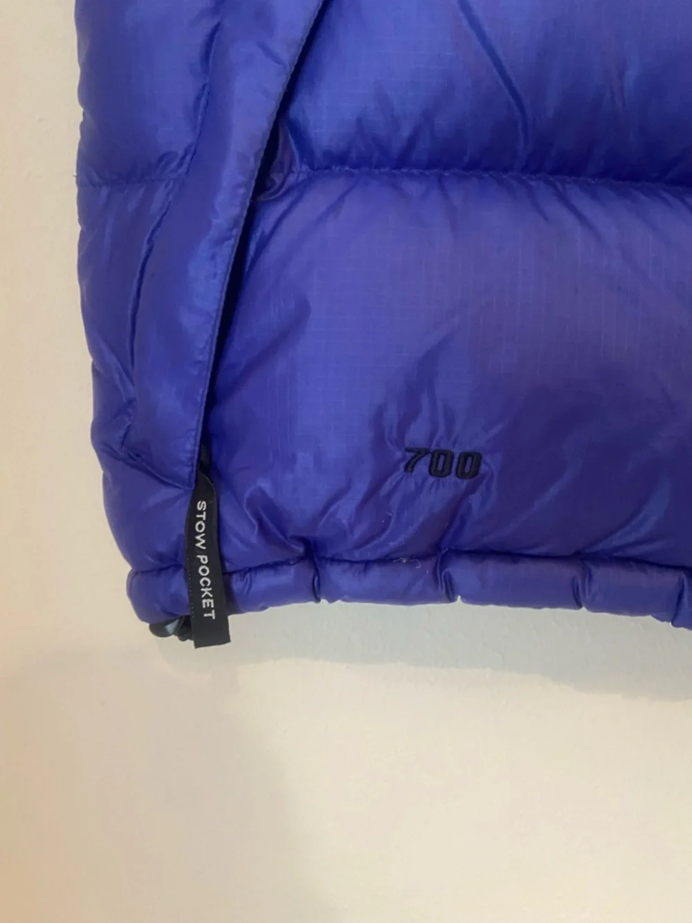 The North Face 1996 Retro Nuptse 700 Down Puffer Vest Blue Black Men’s Small